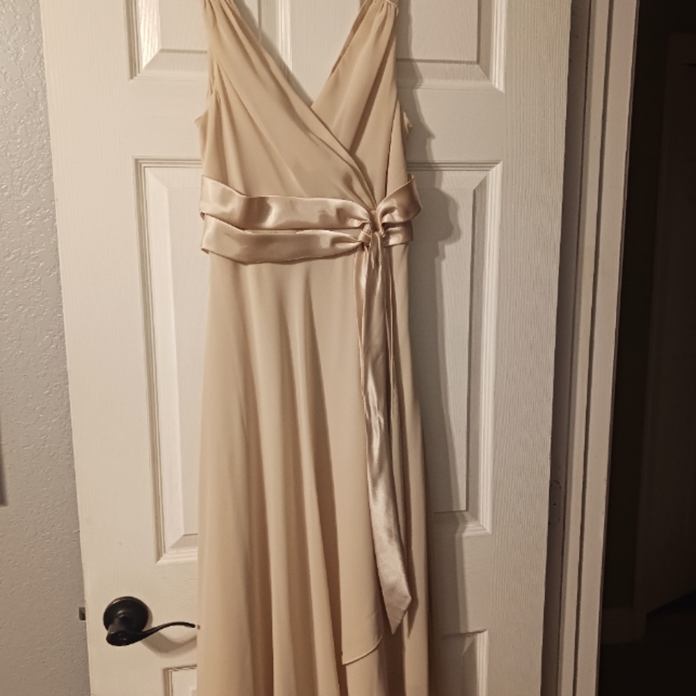 Beige/cream Evan Pacone dress